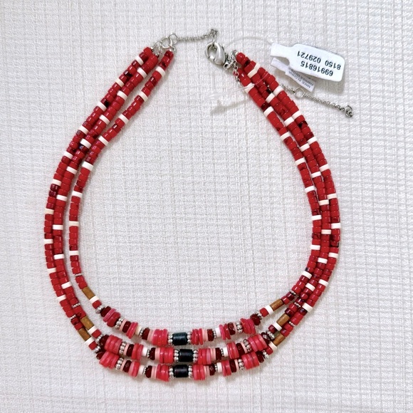 New Free People West Coast Layered Necklace - Picture 1 of 2
